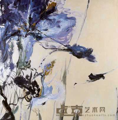 蔡一了 鸢尾花 150×150cm